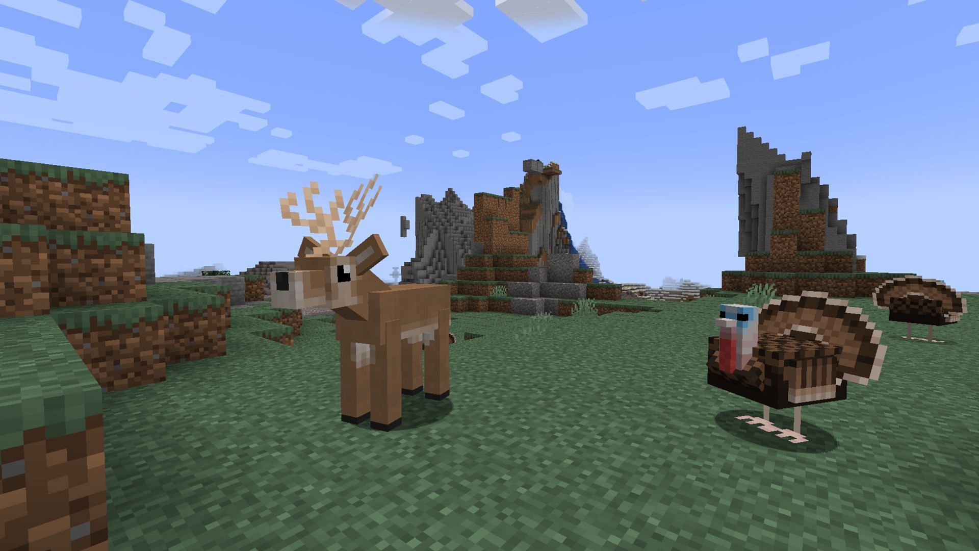 Wildlife and Fauna adds nine new wildlife creatures with unique animations and properties (Image via Mojang Studios || Curseforge/@LordTheoCF)