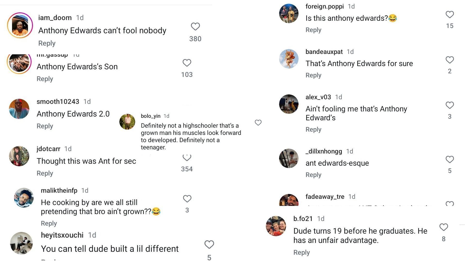 &quot;Anthony Edwards can&#039;t fool nobody&quot;: Hoops fans react to Baylor signee Tounde Yessoufou&#039;s inspired playoff performance. (Image via Instagram @thehoopspill)