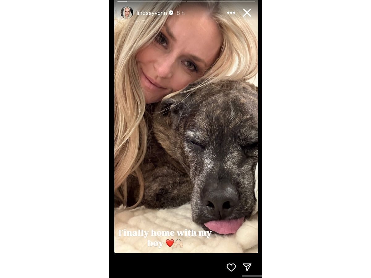 Lindsey Vonn&rsquo;s Instagram story (@lindseyvonn)