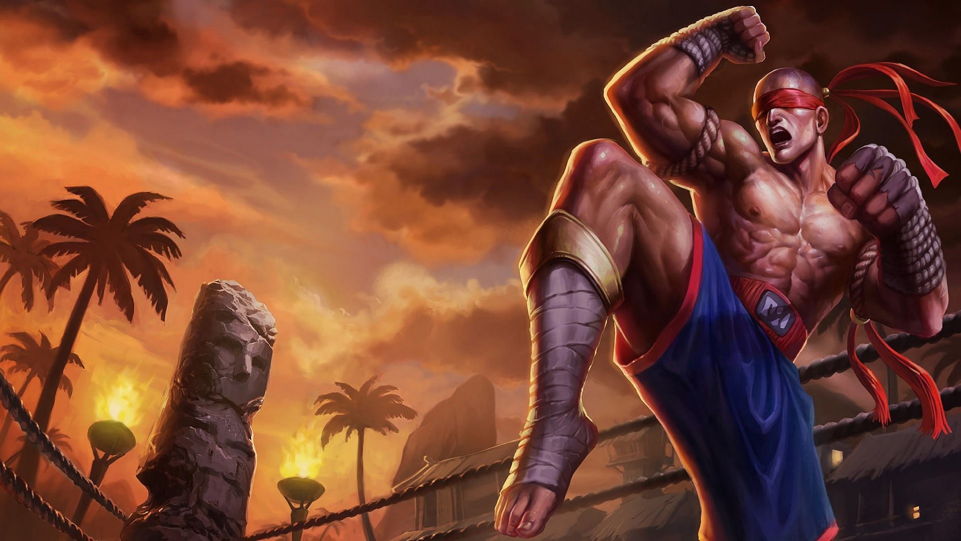 Muay Thai Lee Sin in League of Legends (Image via Riot Games)