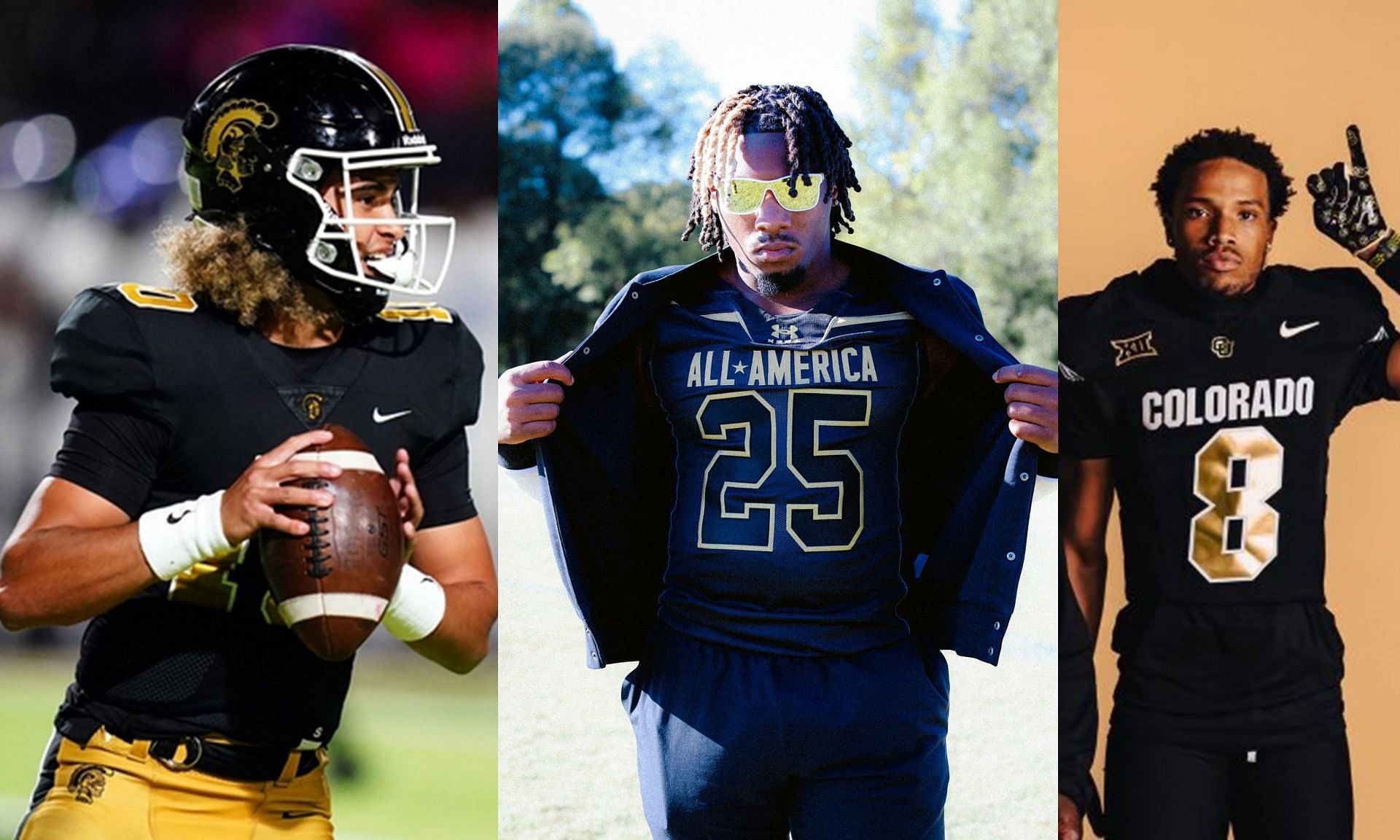 Top 3 high school standouts Deion Sanders secured. (Image credits: Imagn &amp; Merritt, Wilson