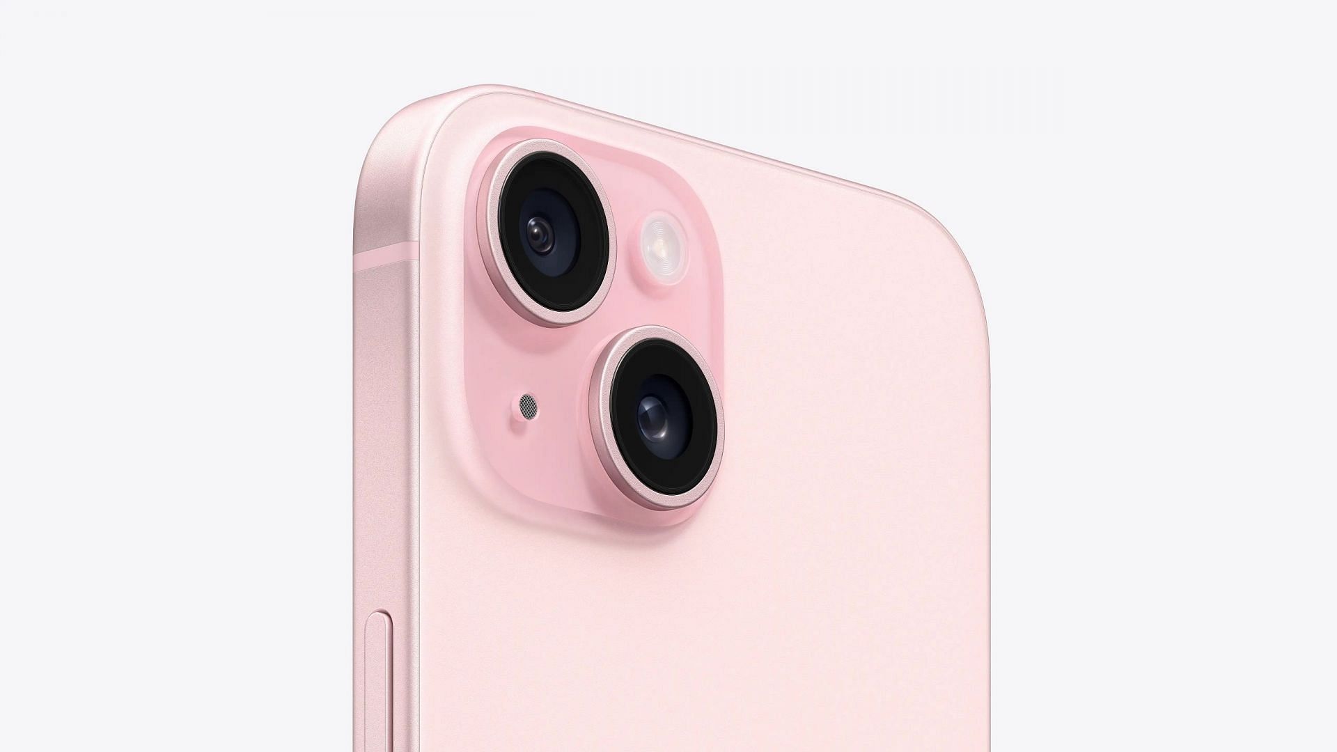 Dual cameras of the iPhone 15 (Image via Apple)