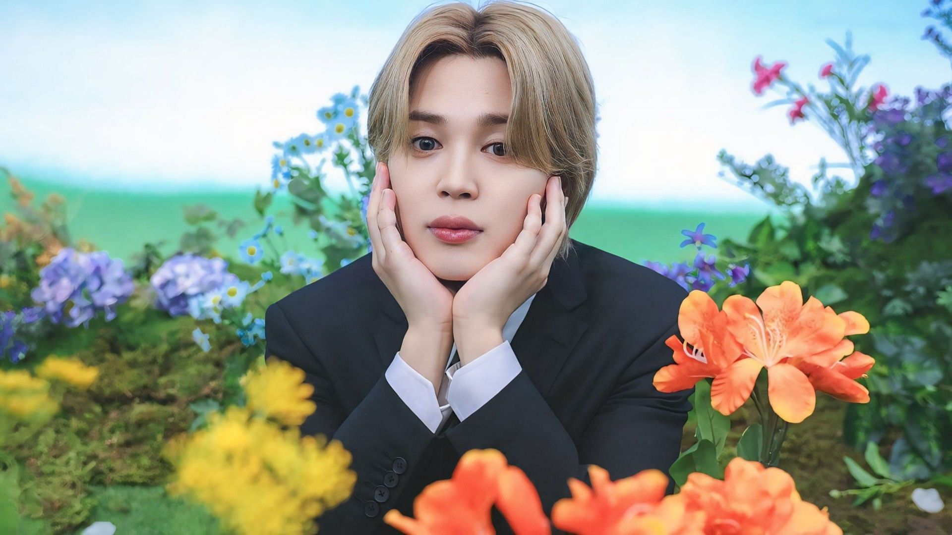 Jimin of BTS (Image via Weverse)