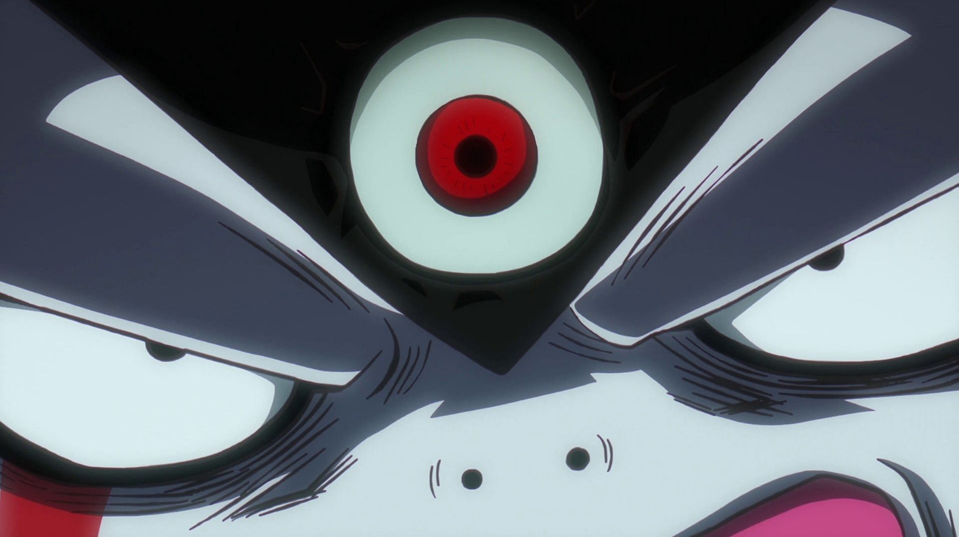 Gomah after using the Third Evil Eye (Image via Toei Animation).