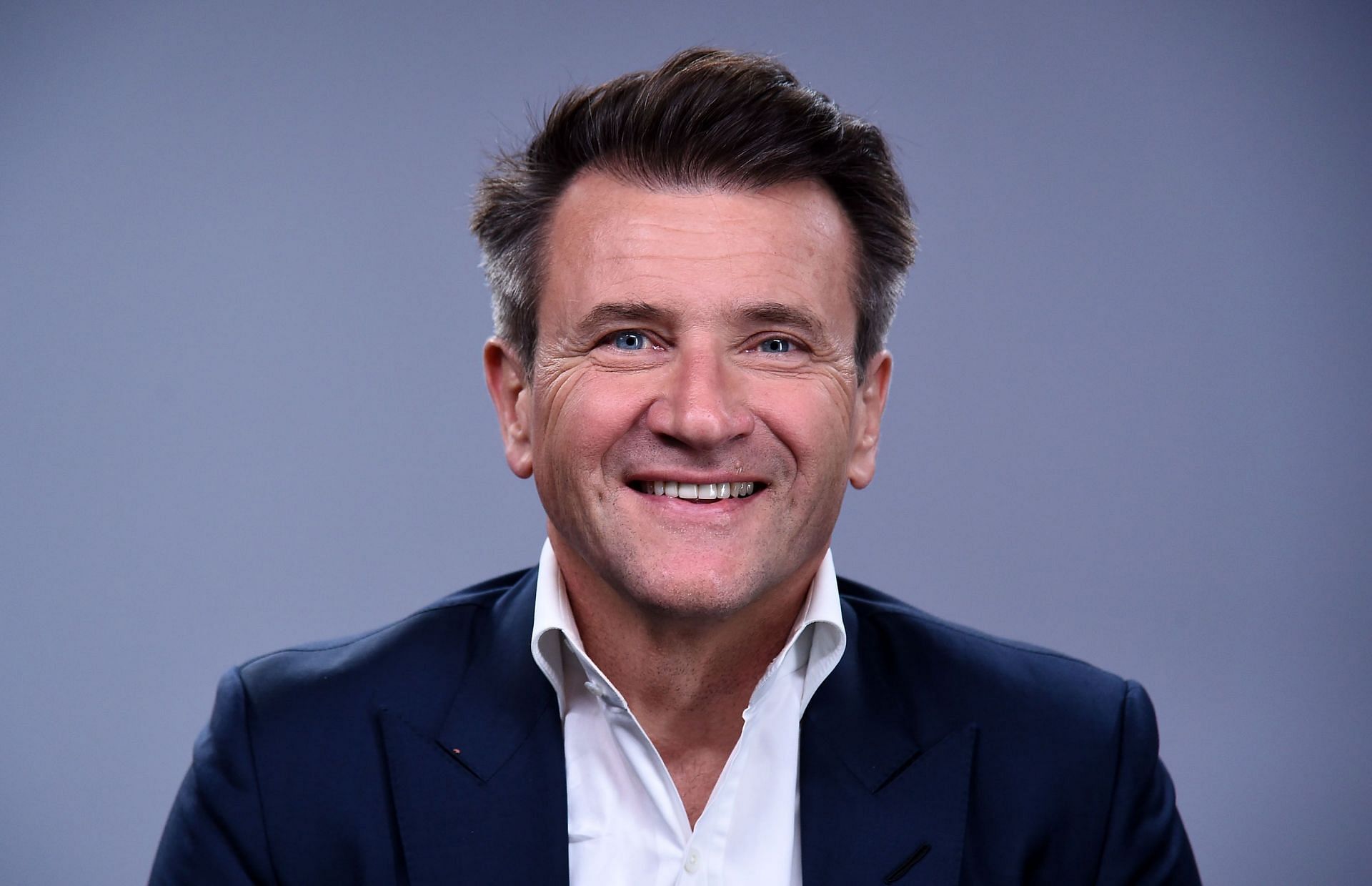 Robert Herjavec From &quot;Shark Tank&quot; Visits LinkedIn For Interview With Daniel Roth - Source: Getty