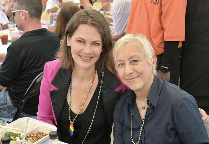 Martina Navratilova's wife Julia Lemigova shares adorable glimpse of farm life ft. baby goat