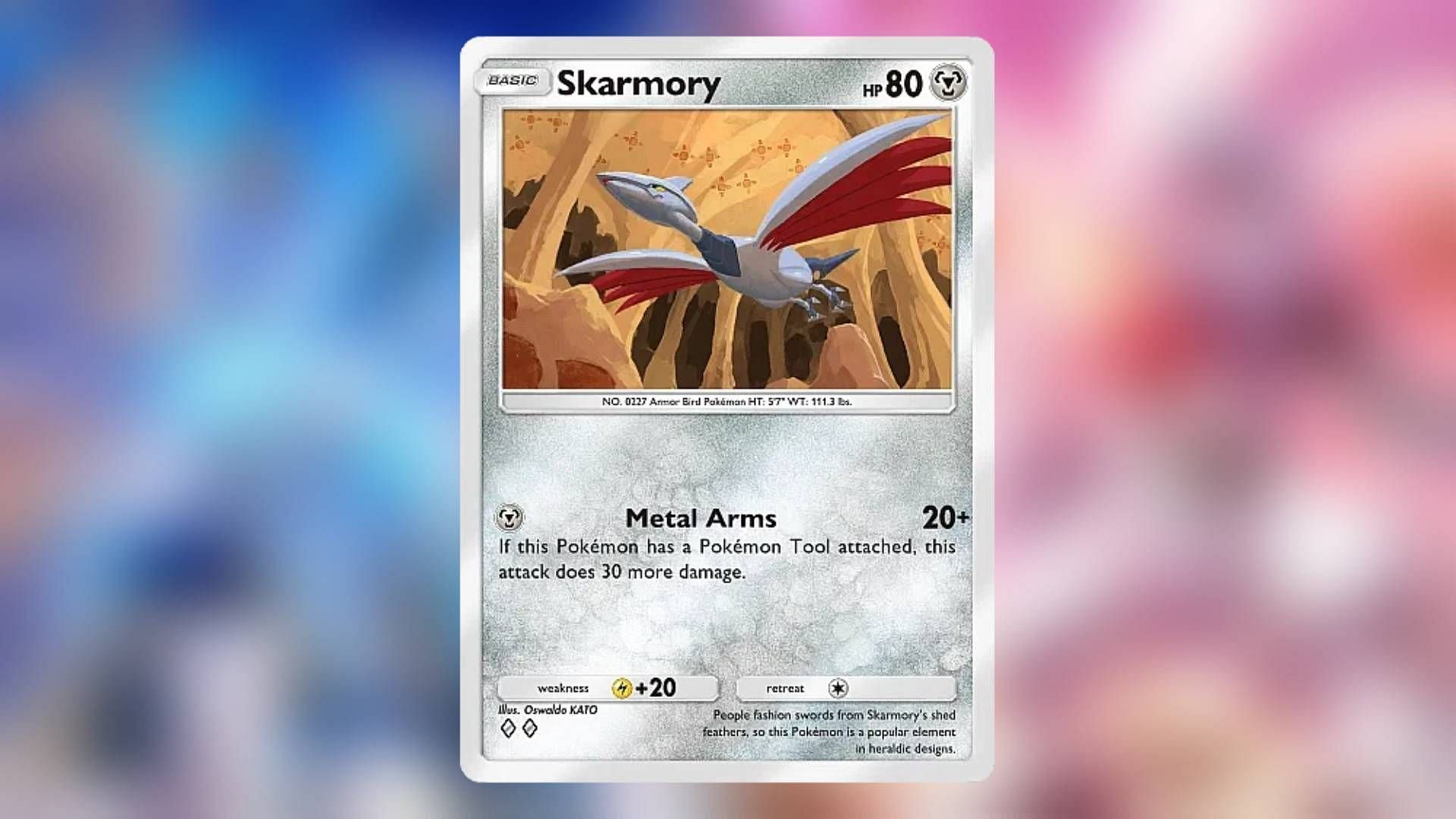 Skarmory is a well-known and beloved Flying-type from the Hoenn region (Image via The Pokemon Company)