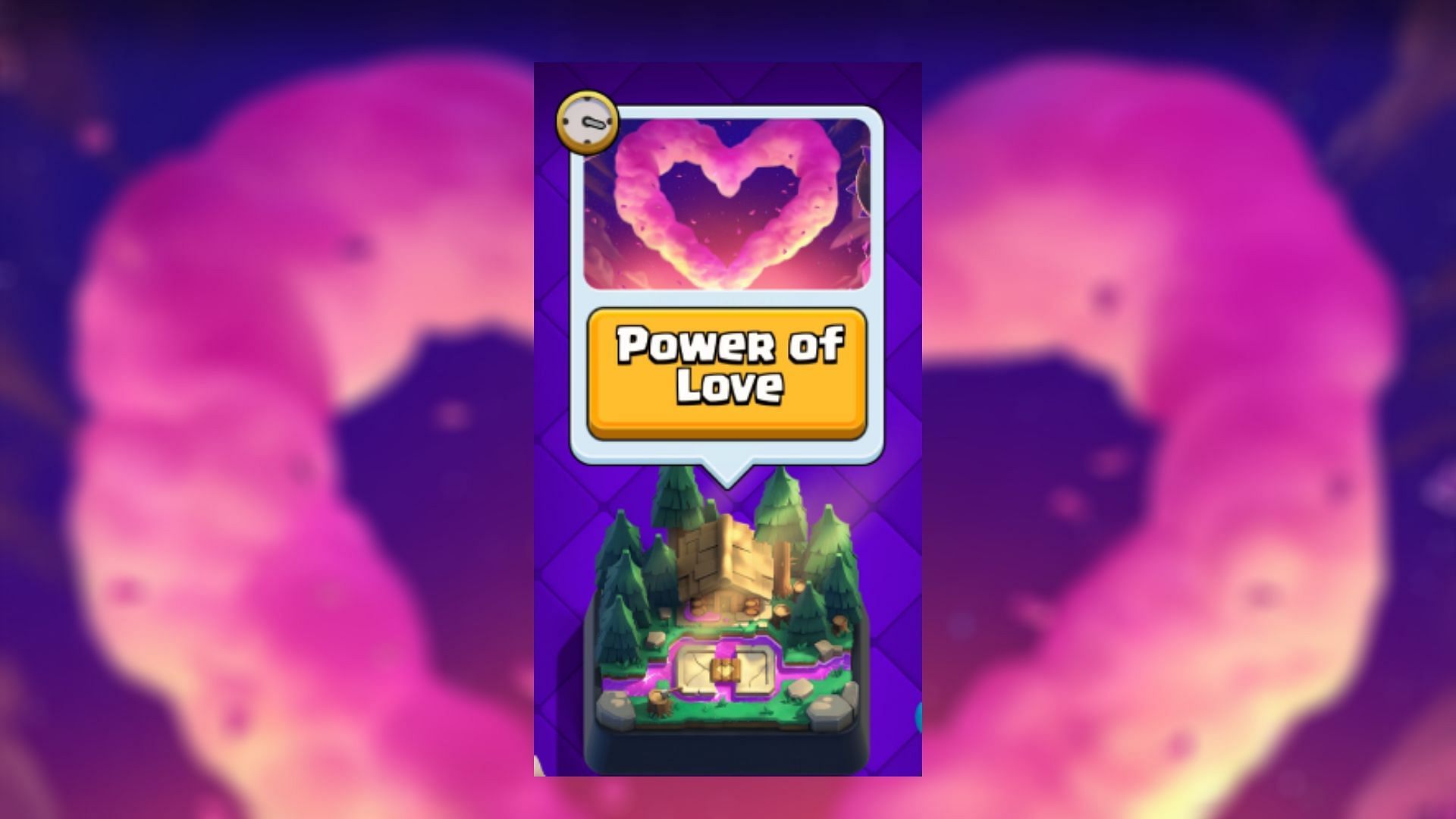 The Power of Love event has arrived in Clash Royale (Image via Supercell)