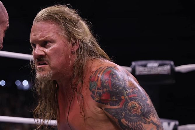 Mysterious masked star shows up on AEW Collision; forces Chris Jericho to run away