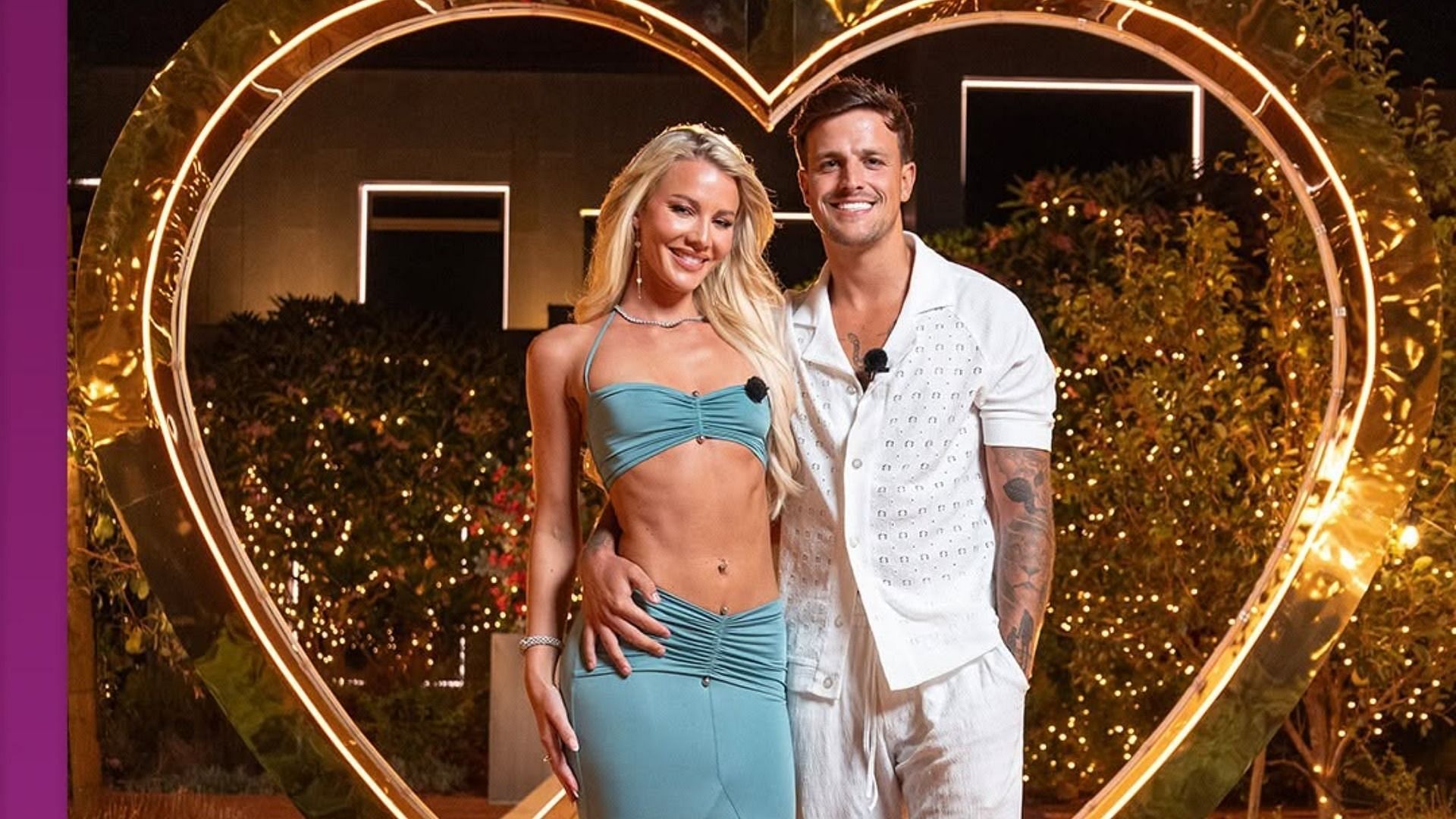 Love Island: All Stars runners up Luca and Grace (Image via Instagram @loveisland)