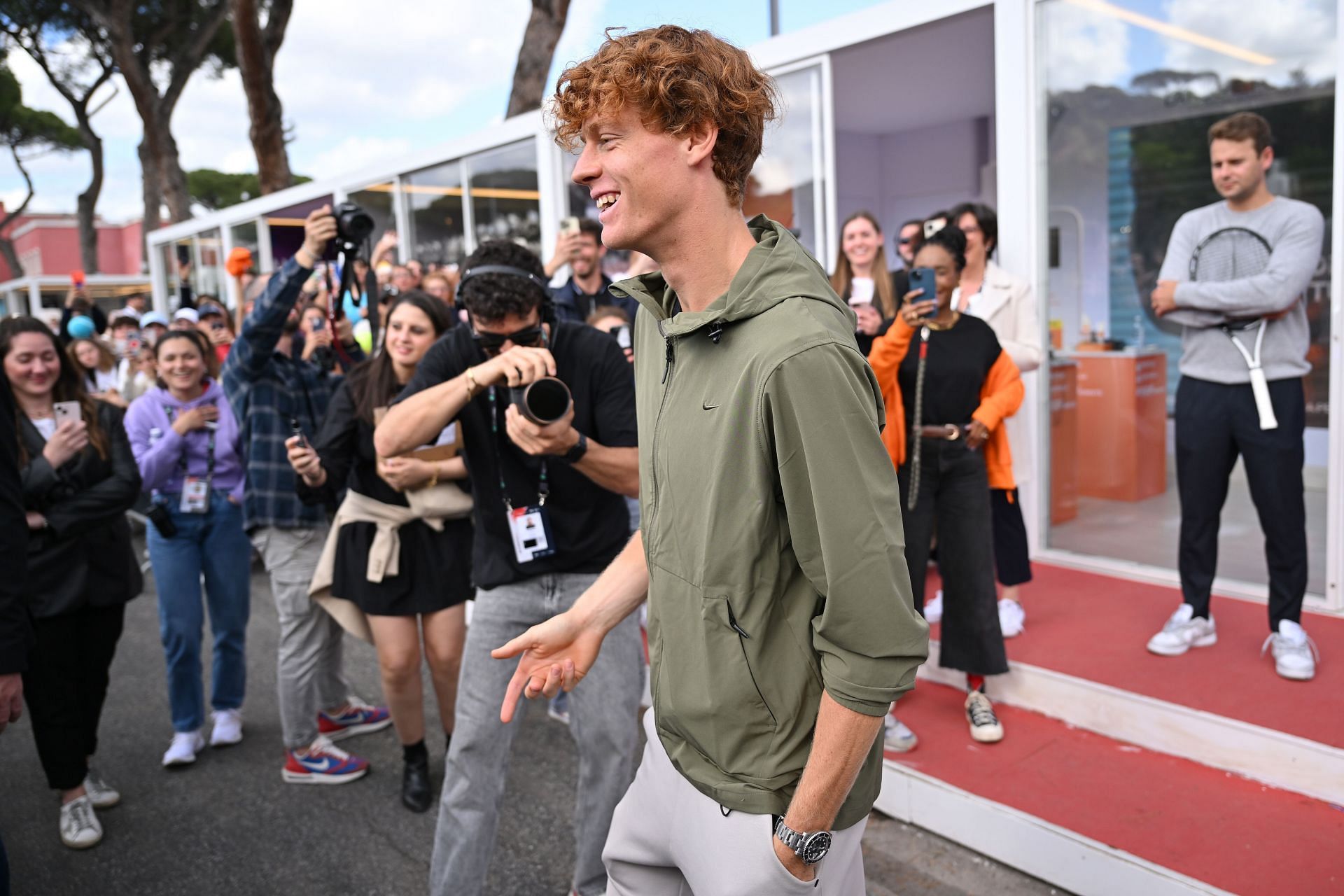 Jannik Sinner at the Italian Open 2024. (Photo: Getty)