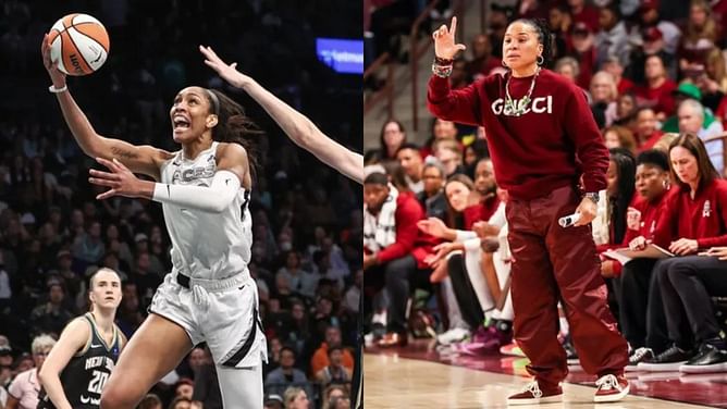 A'ja Wilson drops 'perfect 10/10' reaction as Dawn Staley finds all but one detail on her "A'Ones" gift