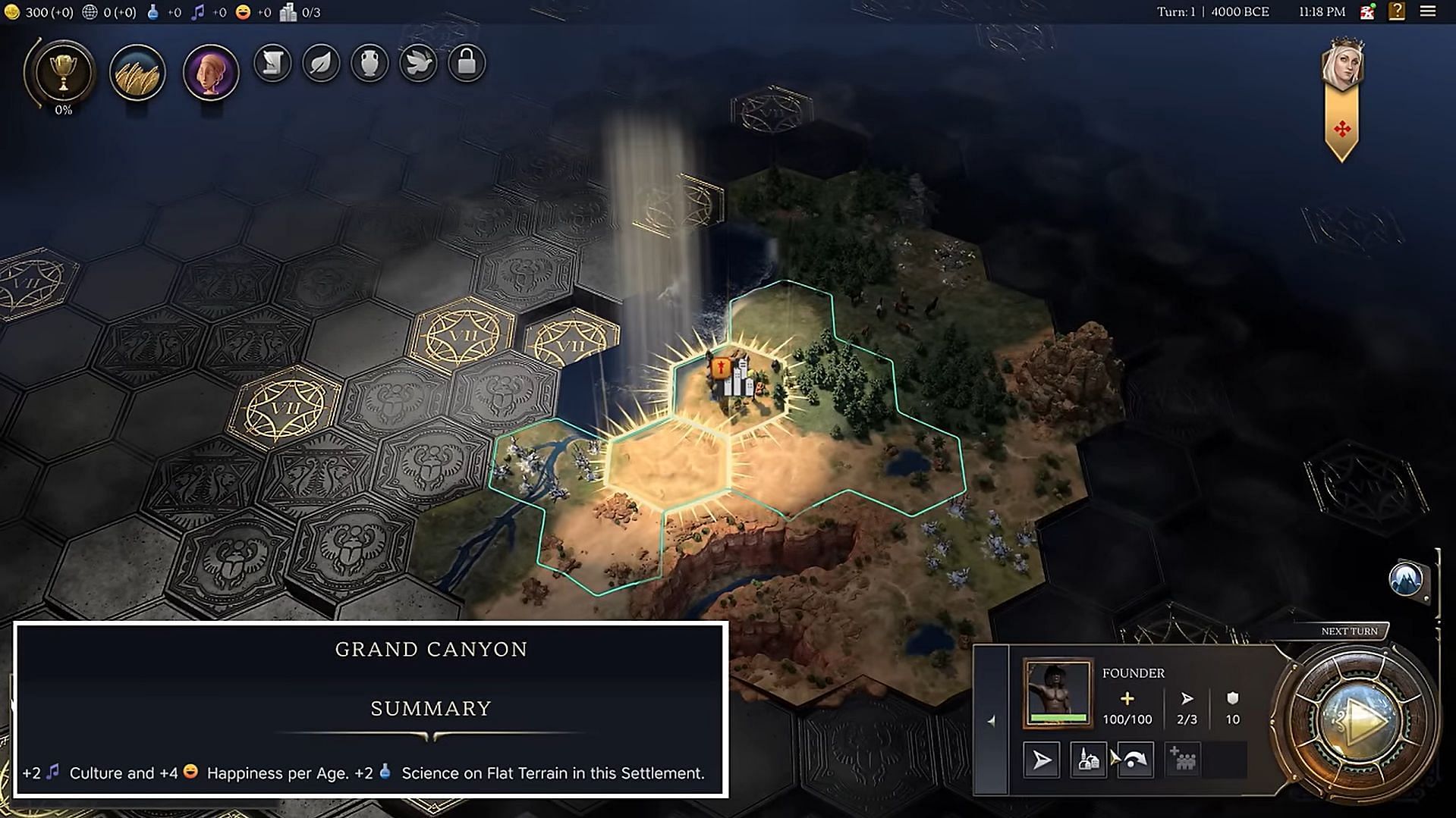 Grand Canyon in Civilization 7 (Image via 2K Games|| Youtube/@One More Turn)