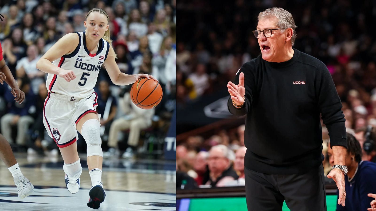 UConn guard Paige Bueckers had returned from injury to lead Geno Auriemma