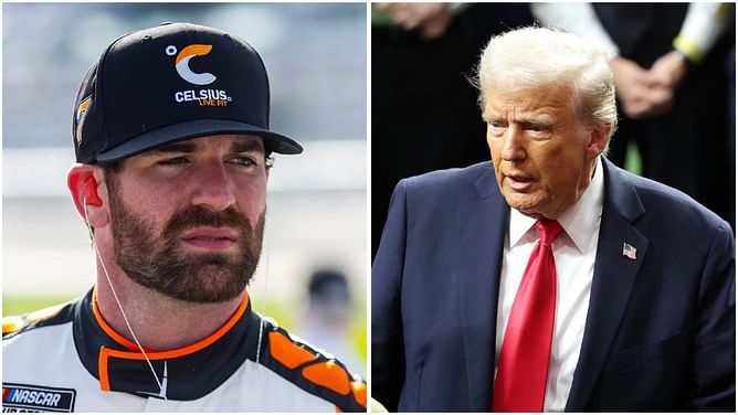 Corey LaJoie urges Donald Trump for “quick word after Driver intros” as the president orders to halt minting pennies