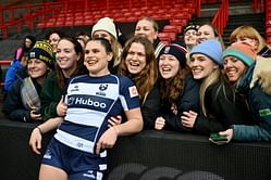 WATCH: Ilona Maher beams with excitement as she spots large poster of herself during Bristol Bears' clash against Exeter Chiefs