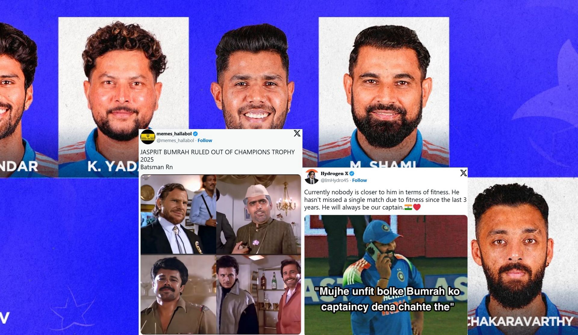 Fans share memes after the announcement of India