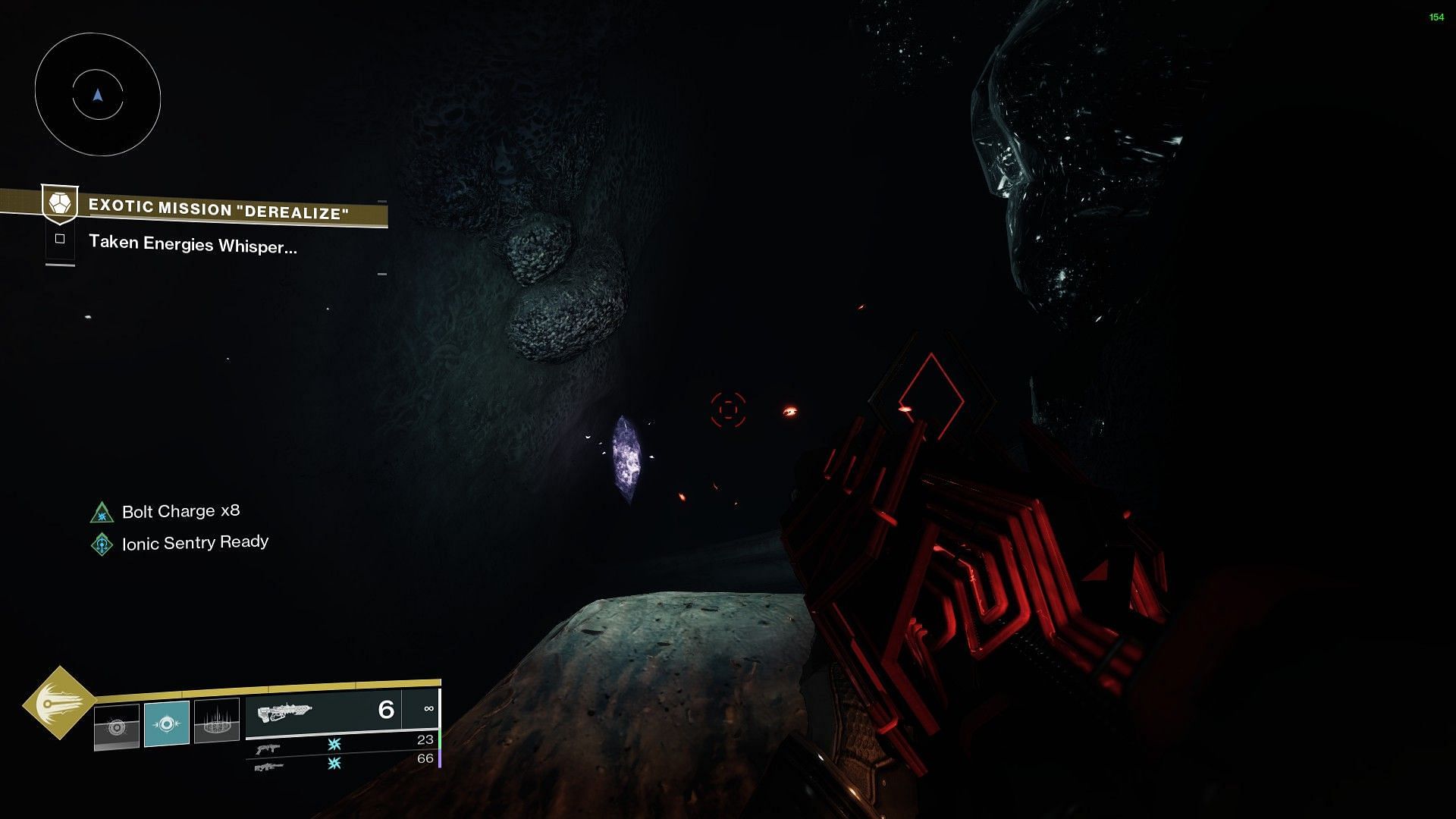 Crystal in the jumping puzzle of Destiny 2 (Image via Bungie)