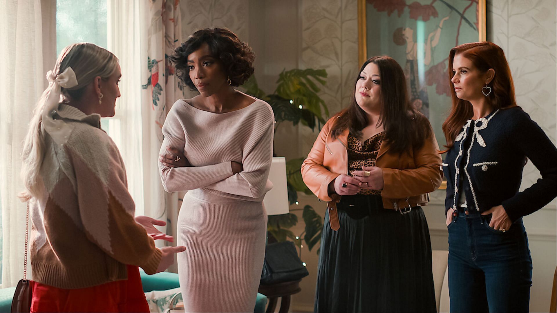 Helen, Maddie, Dana Sue, and Noreen in Sweet Magnolias (Image via Netflix Tudum)