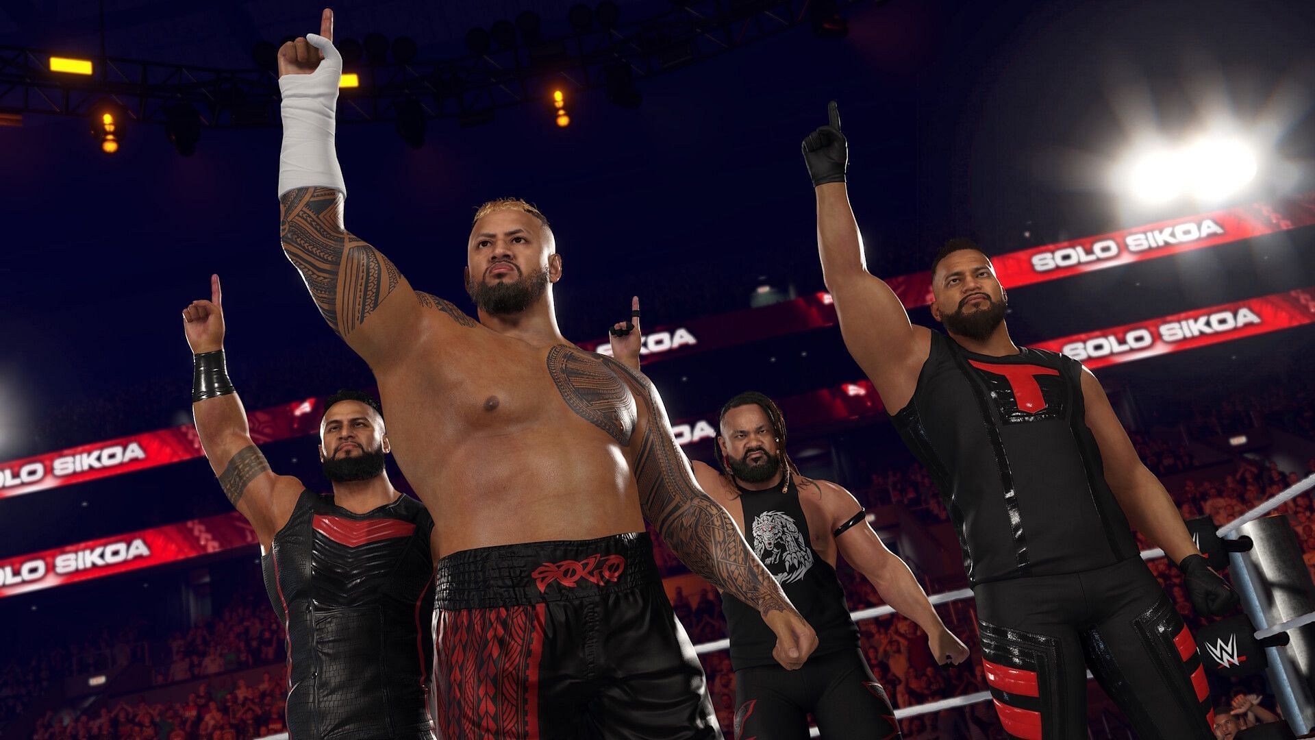 The Bloodline in WWE 2K25 (Image via 2K)