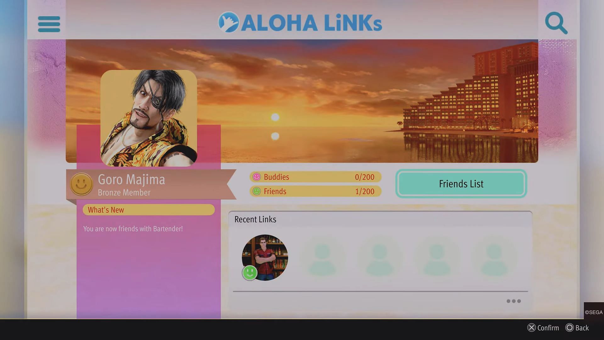 Like a Dragon: Pirate Yakuza in Hawaii can&#039;t escape the influence of social media (Image via SEGA)