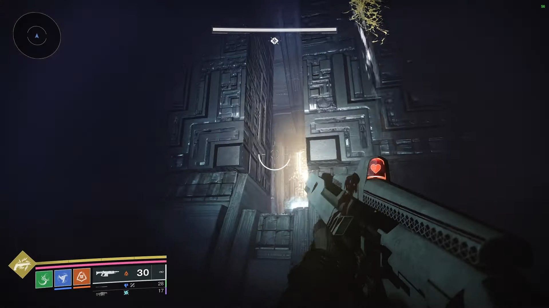 Secret chest section in the maze of Destiny 2 Sundered Doctrine (Image via Bungie)