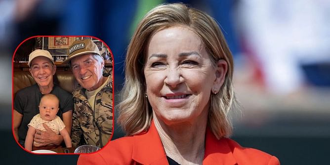 WATCH: Chris Evert shares adorable glimpse into her family life with baby grandson Hayden receiving golf lessons from father Nicholas