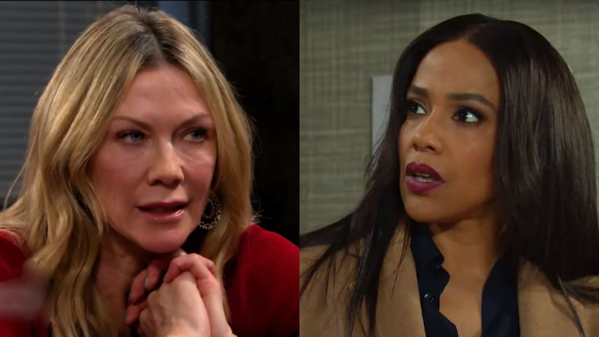 Kristen DiMera and Jada Hunter have struggles ahead of them (Image via Instagram/dayspeacock, YouTube/Days of our Lives)