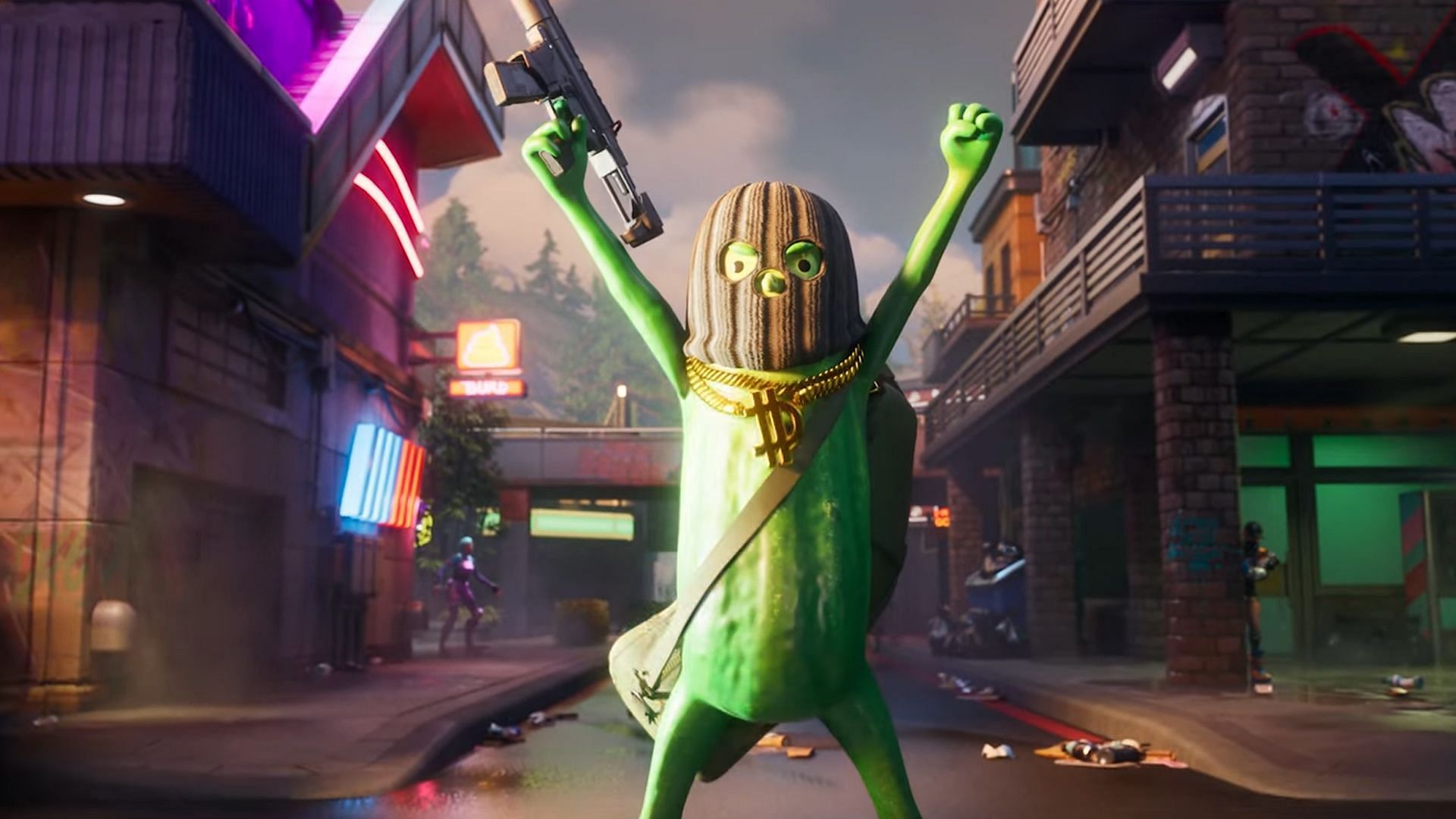 Big Dill and T-Pain are in-between a rap beef (Image via Epic Games)