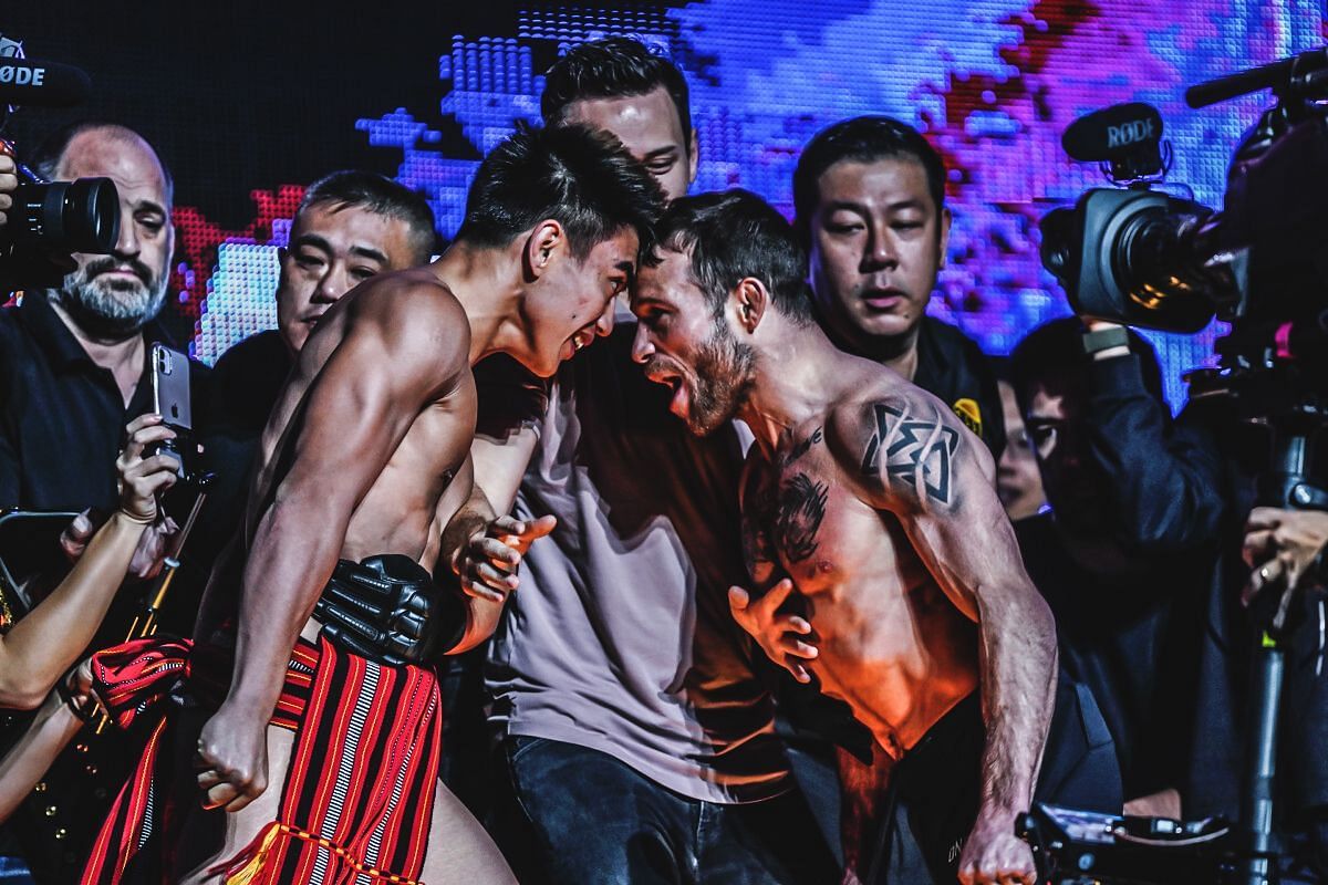 Joshua Pacio (left), Jarred Brooks (right) [Photo via ONE Championship]