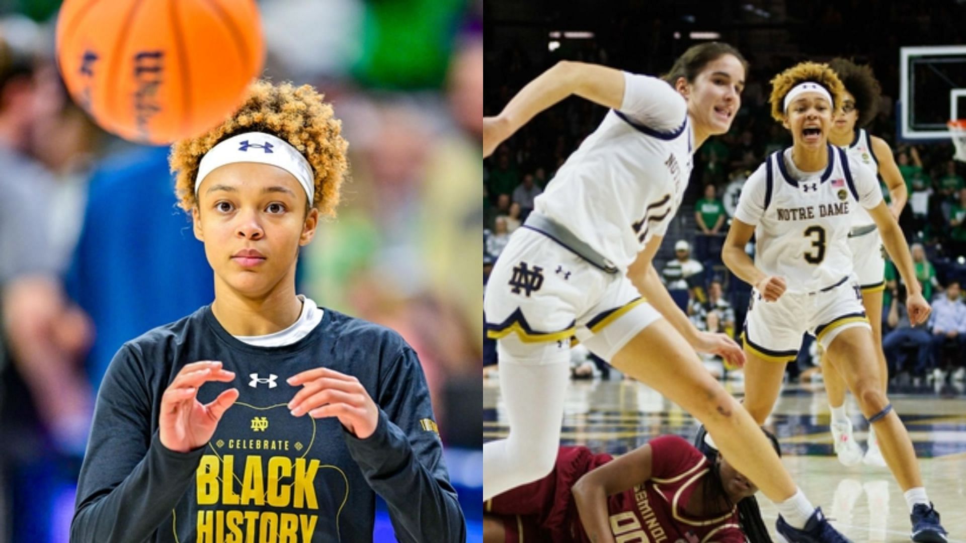 Notre Dame guard Hannah Hidago (Image Source: IMAGN)