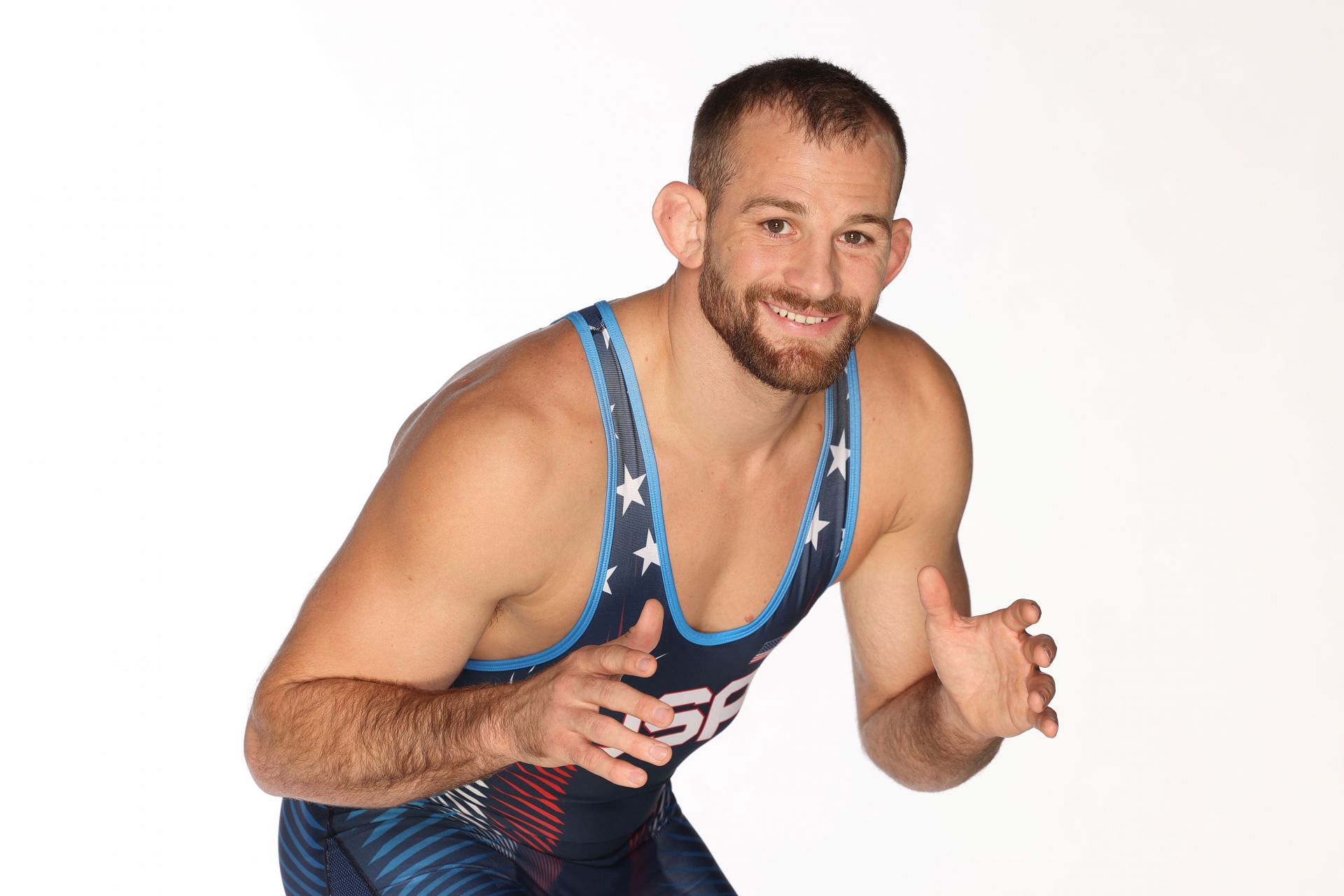 David Taylor pose for Team USA Olympic Portrait Shoot - (Source: Getty)