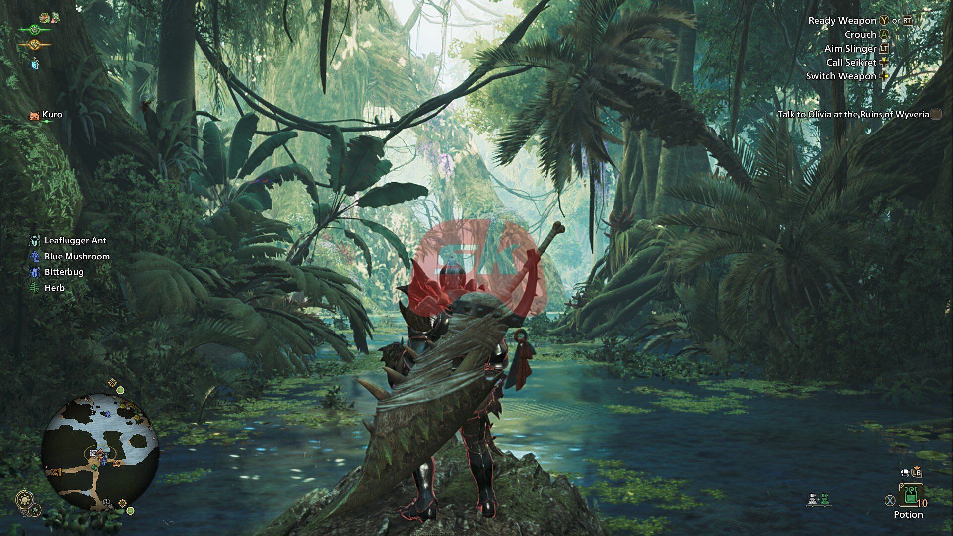 The Scarlet Forest is easily the most beautiful map in any modern Monster Hunter game to date (Image via Capcom/Sportskeeda)