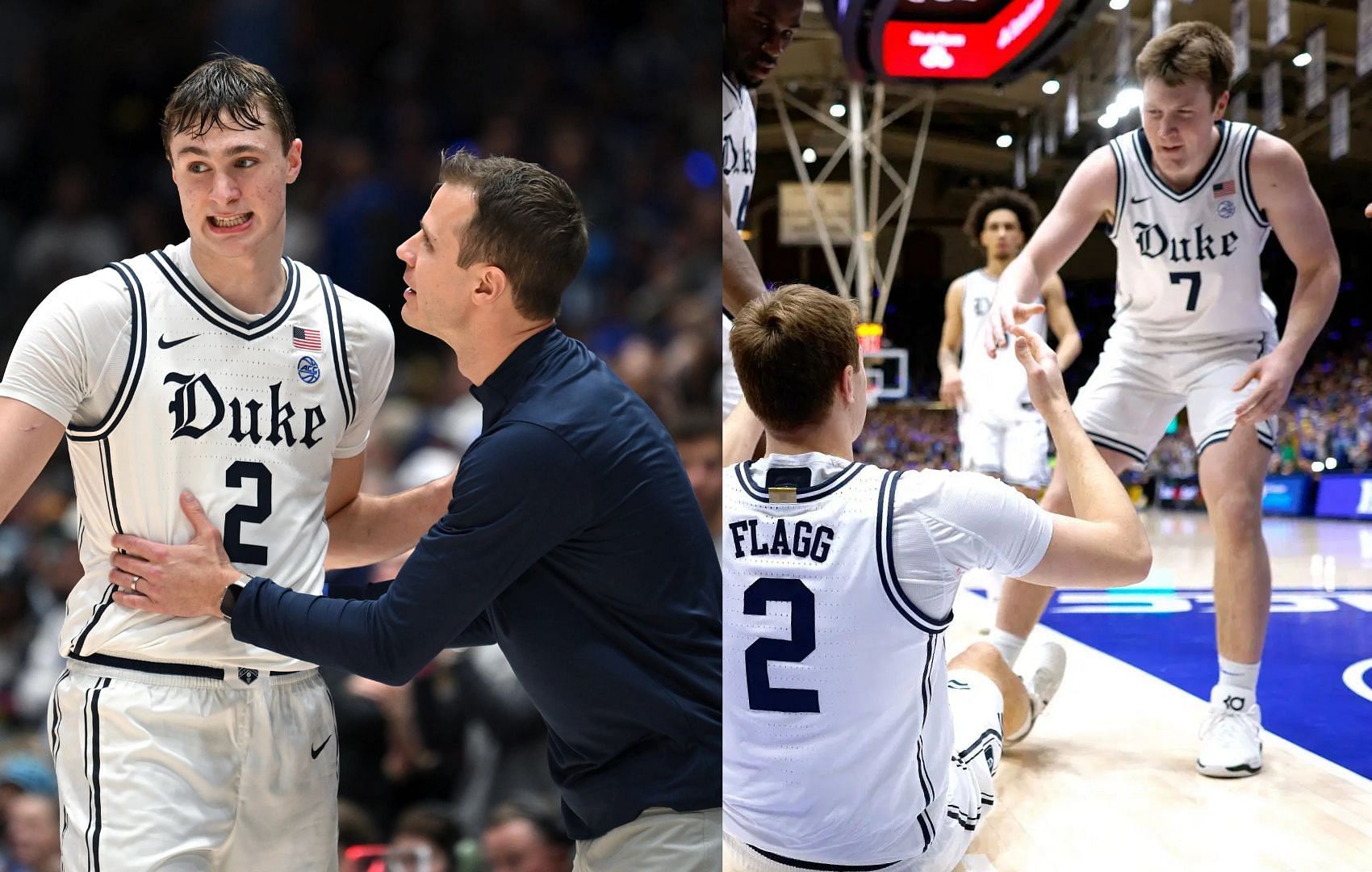 Cooper Flagg, Jon Scheyer, Kon Knueppel