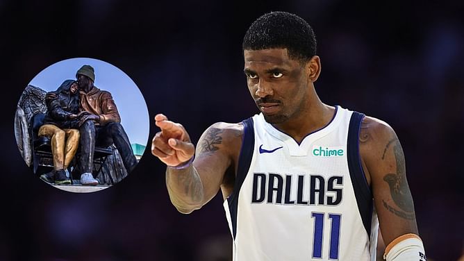 "I was all in my head" - Kyrie Irving opens doors to his true emotions after visiting Kobe and Gianna Bryant's statue