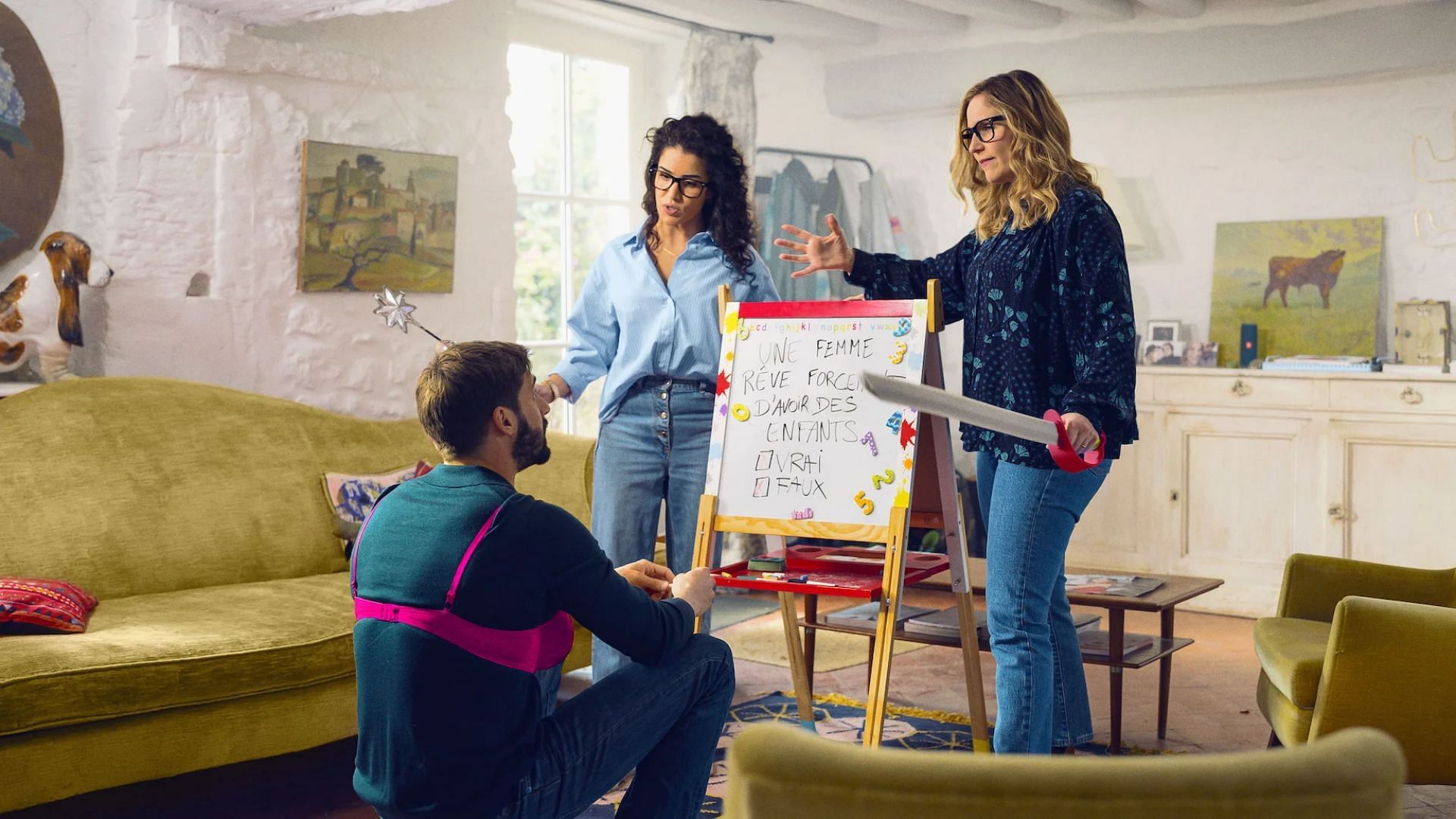 Jules in lesson with Elsa&#039;s friends (Image via Netflix)