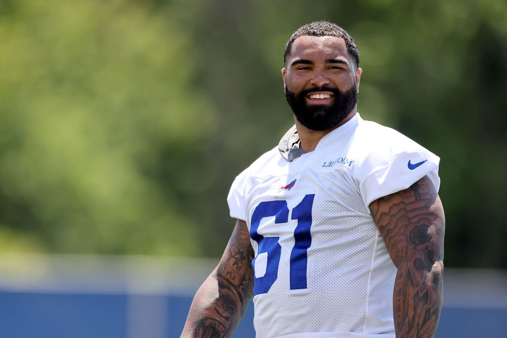 Gable Steveson during the Buffalo Bills Mandatory Minicamp - Source: Getty