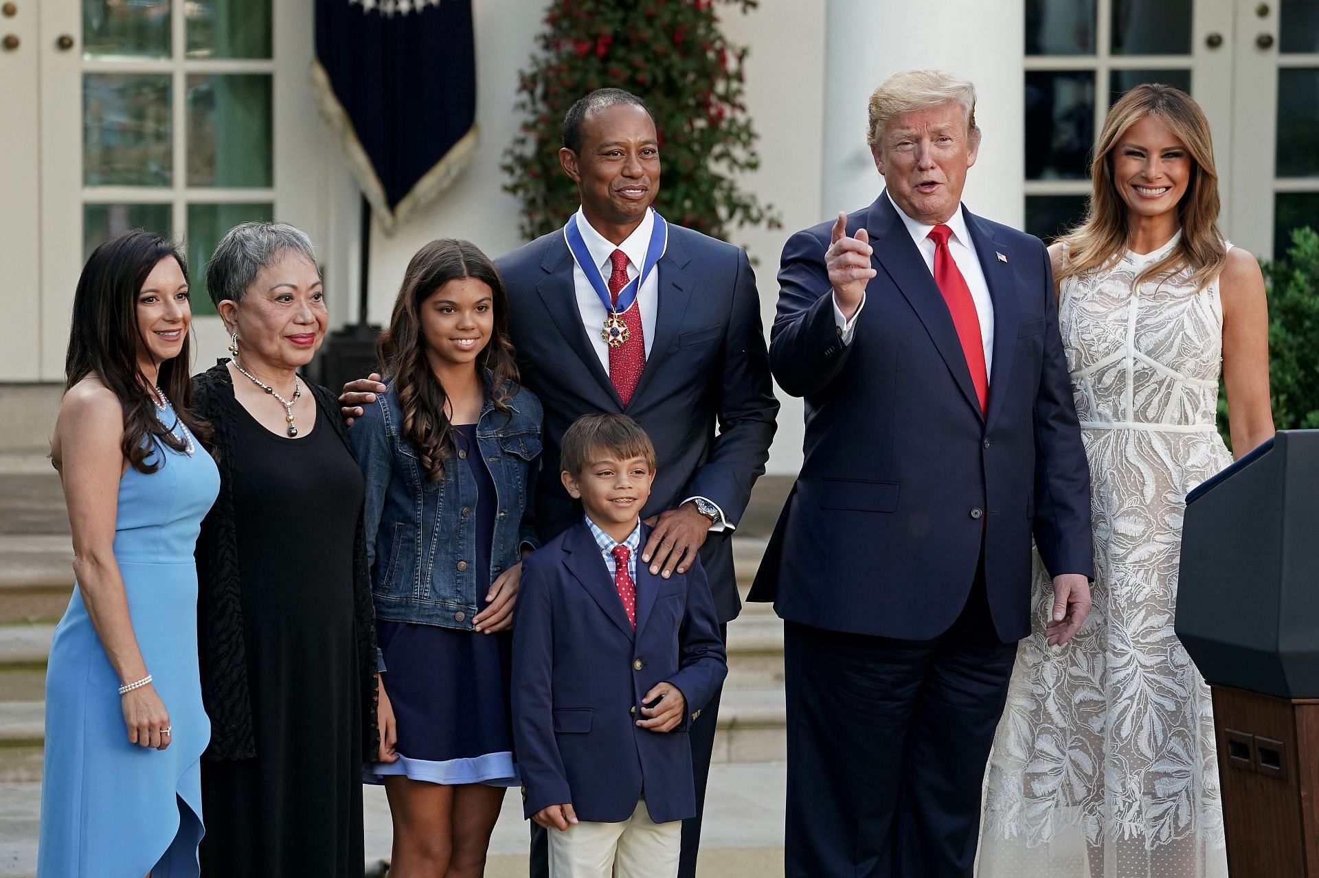 President Trump Awards Medal Of Freedom To Golfer Tiger Woods - Source: Getty