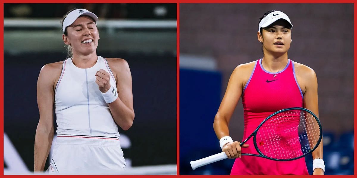 Ekaterina Alexandrova and Emma Raducanu will clash in the opener. (Source: Getty)