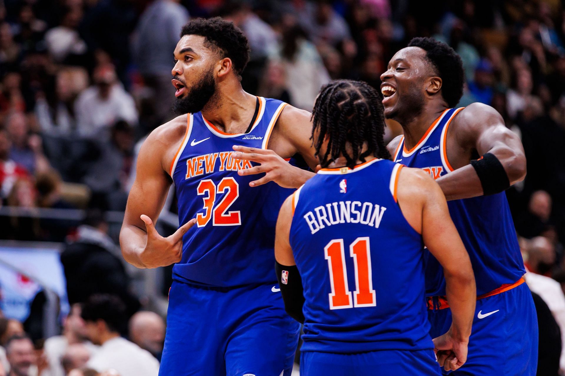 Brunson, Anunoby, and Towns are the three highest earners at the Knicks - Source: Getty