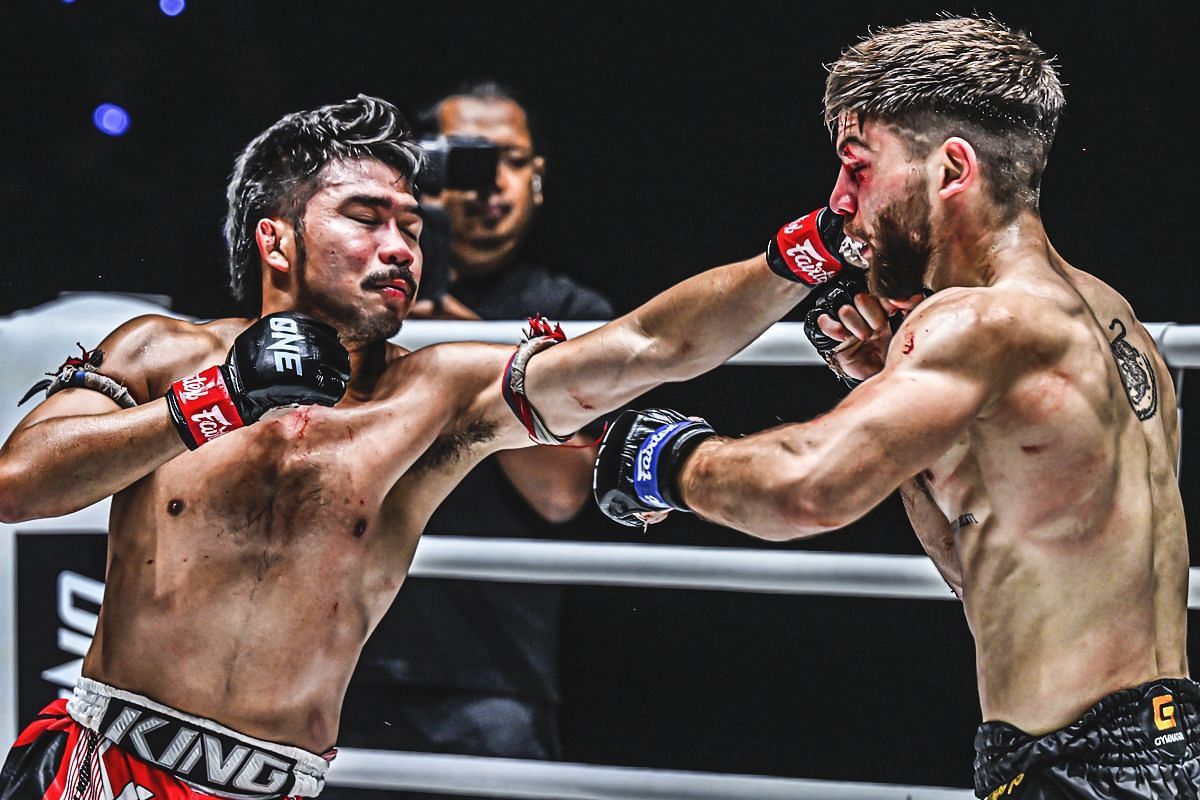 Prajanchai fighting Ellis Badr Barboza | Image credit: ONE Championship