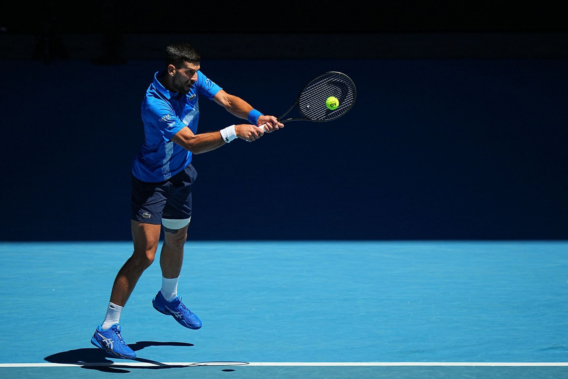 Novak Djokovic at 2025 Australian Open - Image Source: Getty