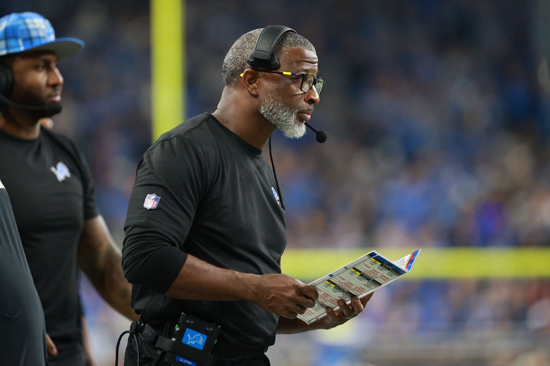 Aaron Glenn during Washington Commanders vs Detroit Lions - Source: Getty