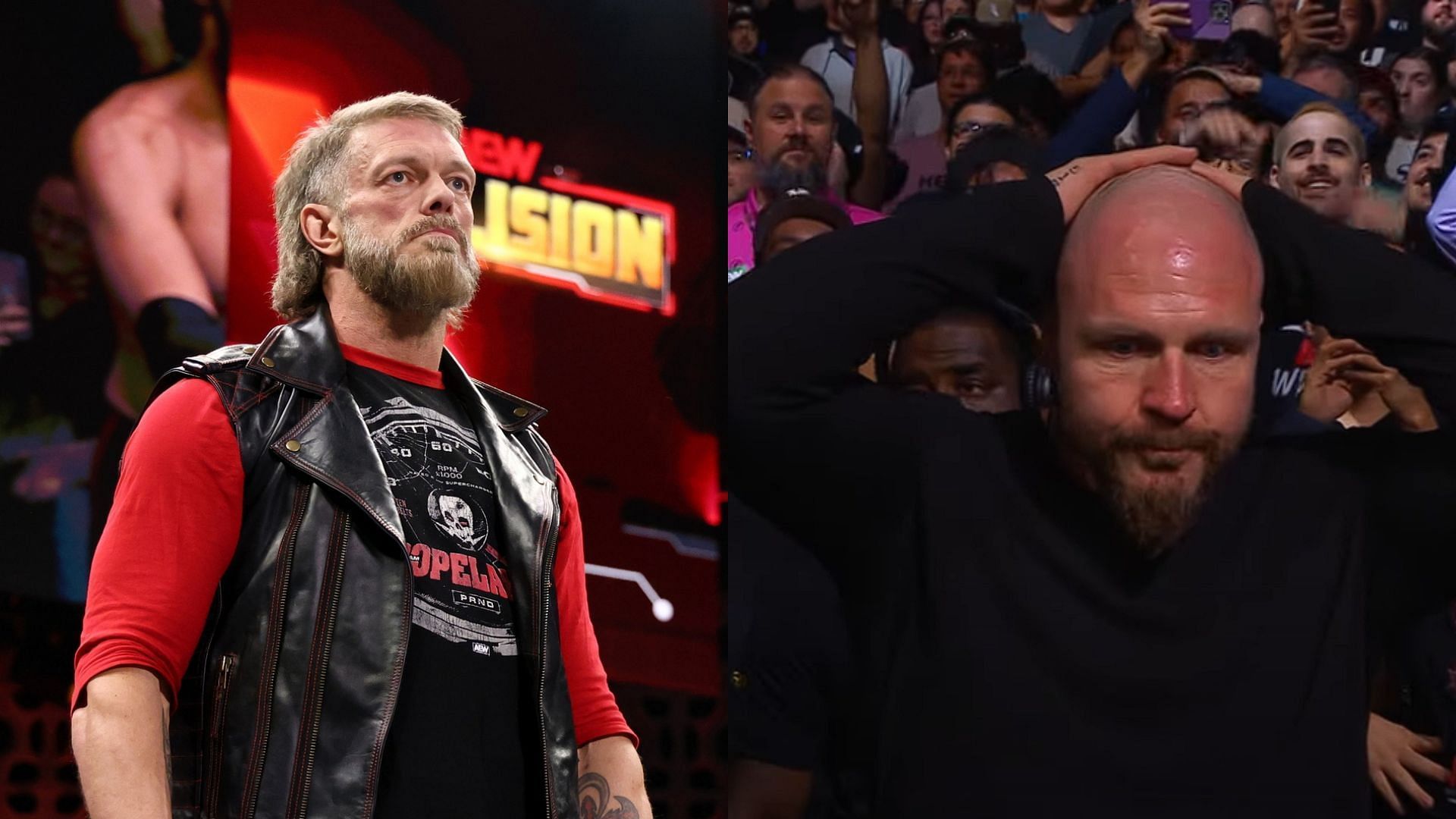 Cope and Jon Moxley are set to clash for the world title at AEW Revolution [photos: AEW Official Website and YouTube Channel]