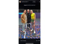 Bouchard’s Instagram story (@geniebouchard)