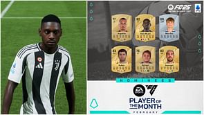 EA FC 25 Serie A POTM nominees for February released, Kolo Muani and Pulisic lead the way