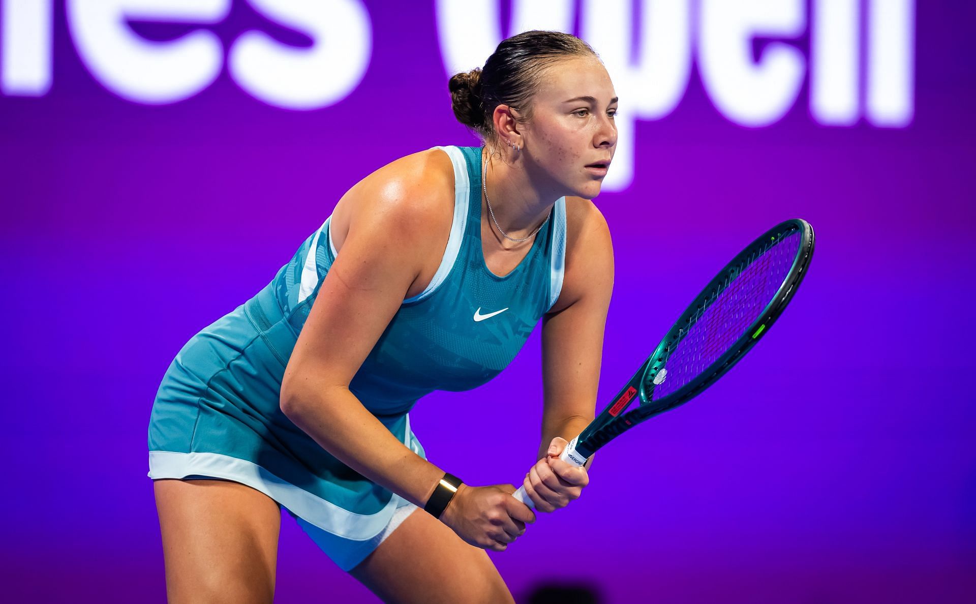 In Picture: Amanda Anisimova at the 2025 Qatar Open [Image Source: Getty Images]