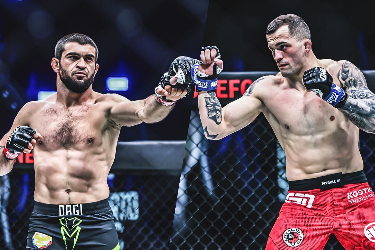 Dagi Arslanaliev (left) and Roberto Soldic (right). [Photos from ONE Championship]