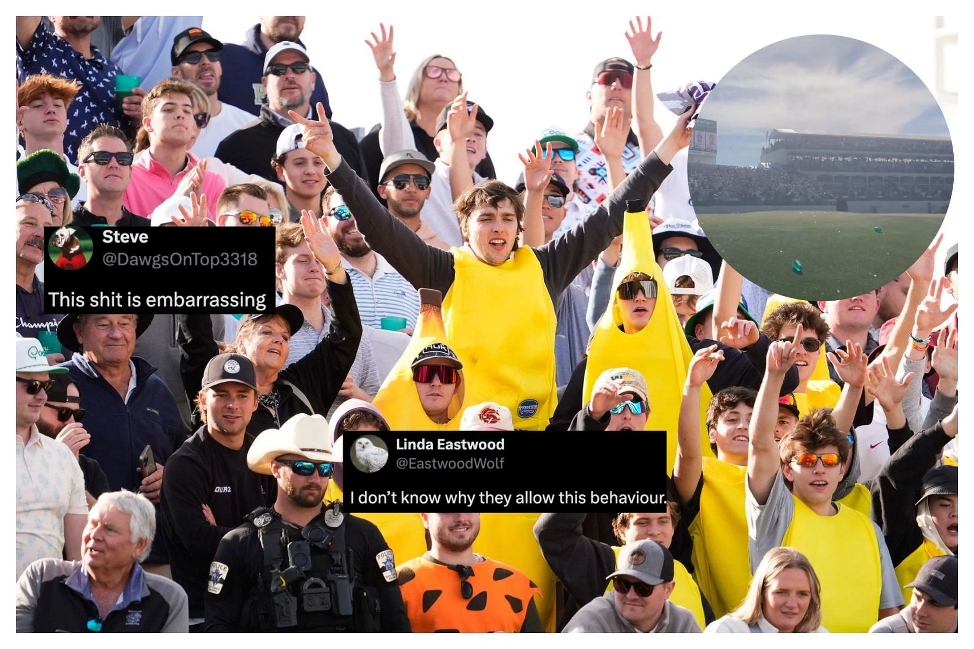 WM Phoenix Open (Image via Imagn, x@NUCLRGolf, x@EastwoodWolf, x@DawgsOnTop3318)