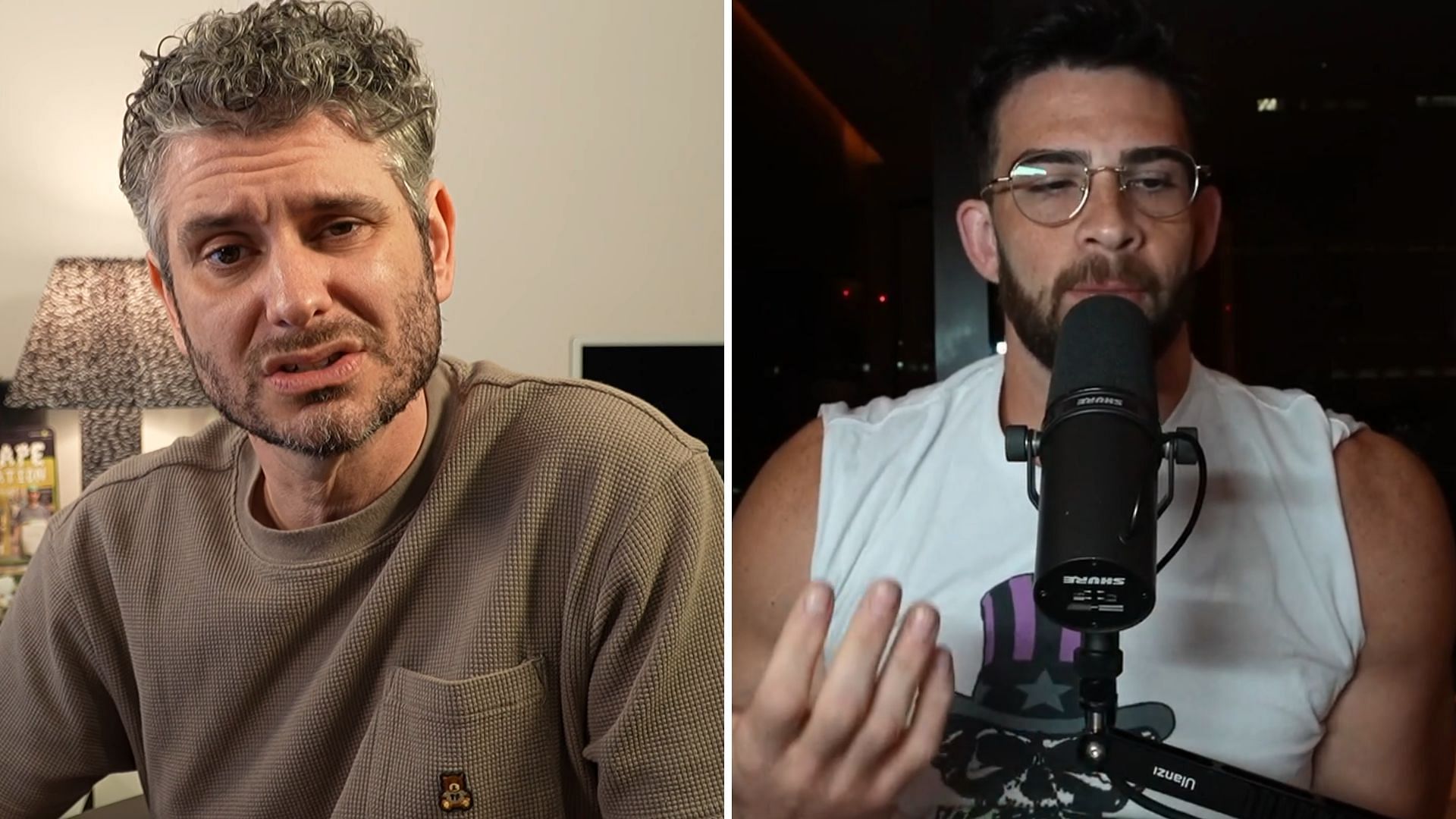 Ethan Klein apologizes for platforming HasanAbi to his audience in his Content Nuke (Image via h3h3productions/YouTube, HasanAbi/Twitch)